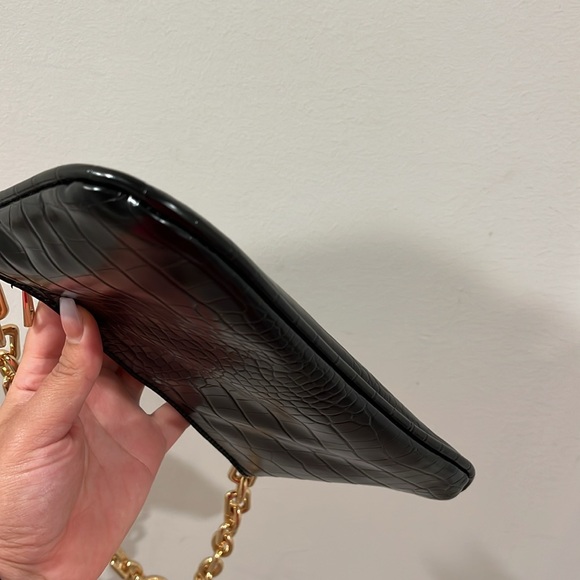 Zara Croc Embossed Handbag - Picture 9 of 9